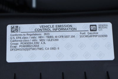 2023 Chevrolet Express 2500 Work Van