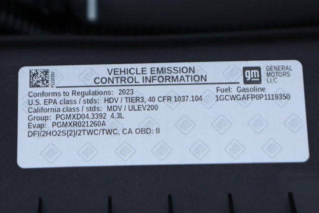 2023 Chevrolet Express 2500 Work Van