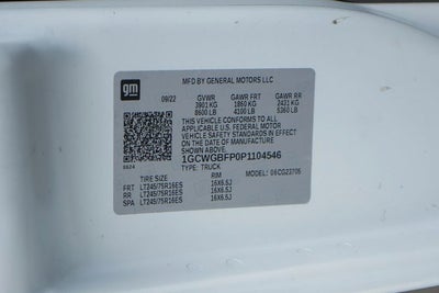 2023 Chevrolet Express 2500 Work Van