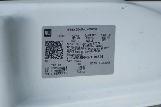 2023 Chevrolet Express 2500 Work Van