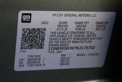 2022 Chevrolet Traverse LT