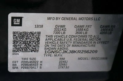 2019 Chevrolet Suburban Premier