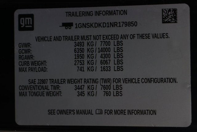 2022 Chevrolet Suburban Z71