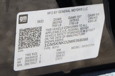 2021 Chevrolet Tahoe LT