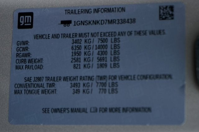 2021 Chevrolet Tahoe LT