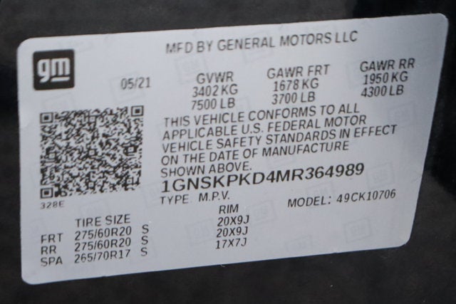 2021 Chevrolet Tahoe Z71