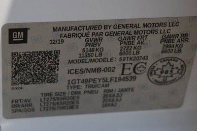 2020 GMC Sierra 2500HD AT4