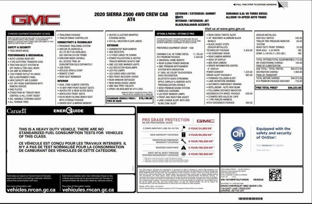 2020 GMC Sierra 2500HD AT4