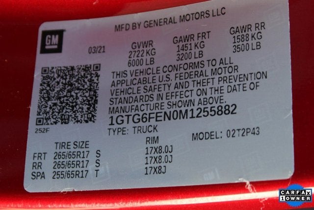 2021 GMC Canyon AT4 w/Leather