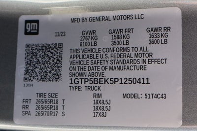 2023 GMC Canyon Elevation