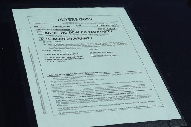 2023 GMC Canyon Elevation