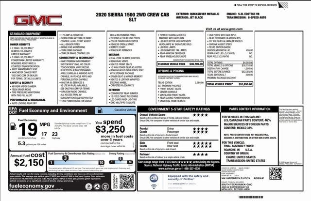 2020 GMC Sierra 1500 SLT