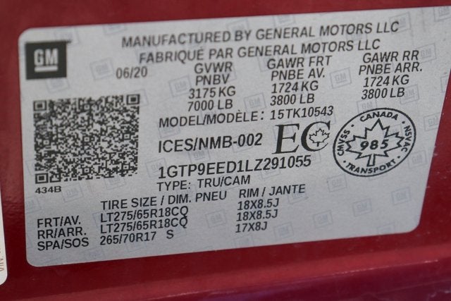 2020 GMC Sierra 1500 AT4