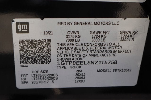 2022 GMC Sierra 1500 Limited AT4