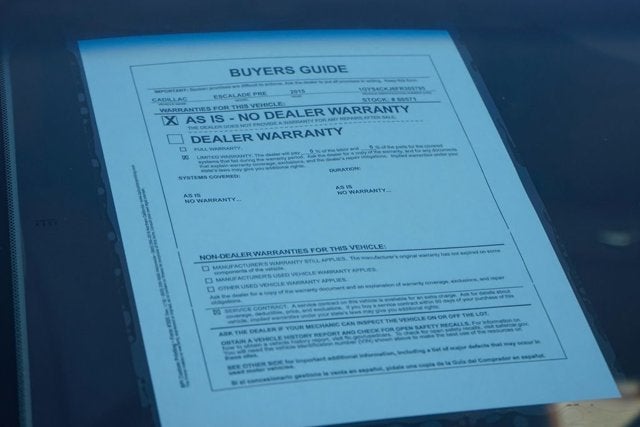 2015 Cadillac Escalade Premium