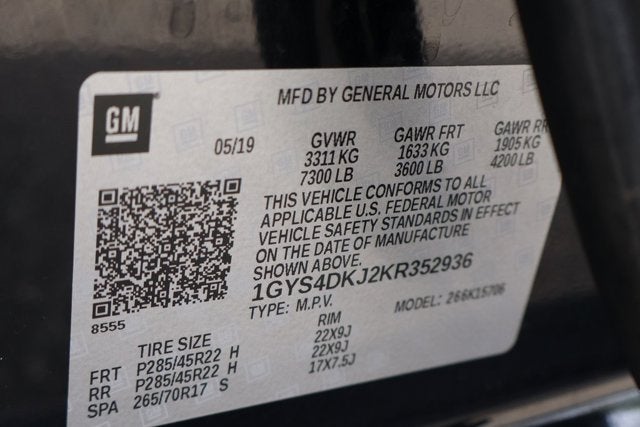 2019 Cadillac Escalade Platinum Edition