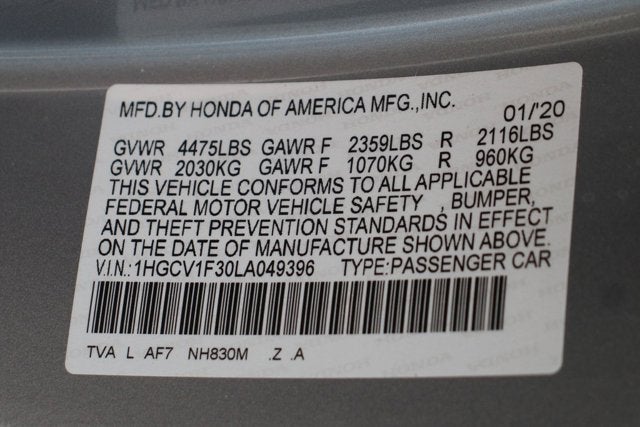 2020 Honda Accord Sport