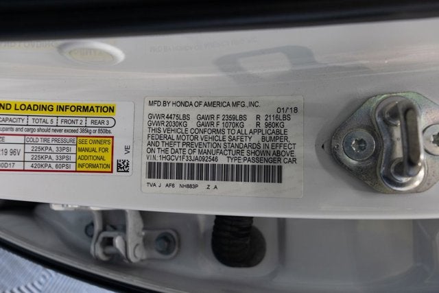 2018 Honda Accord Sedan Sport