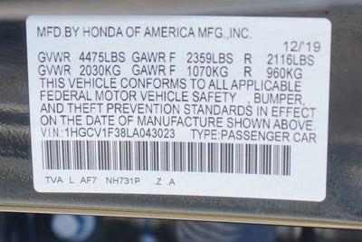 2020 Honda Accord Sport