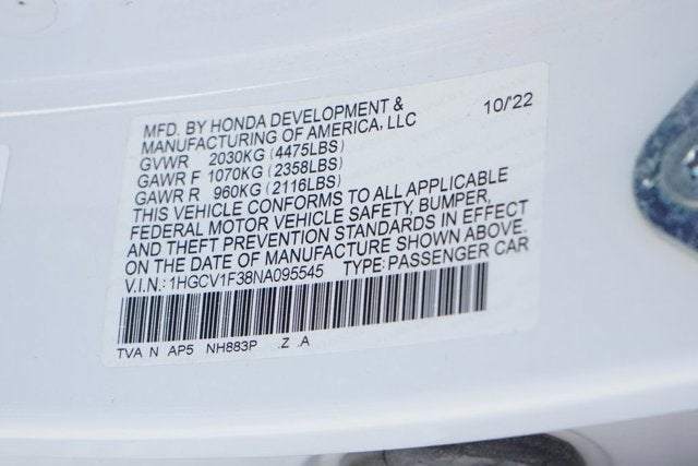 2022 Honda Accord Sport