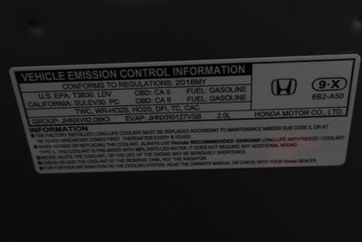 2018 Honda Accord Touring 2.0T