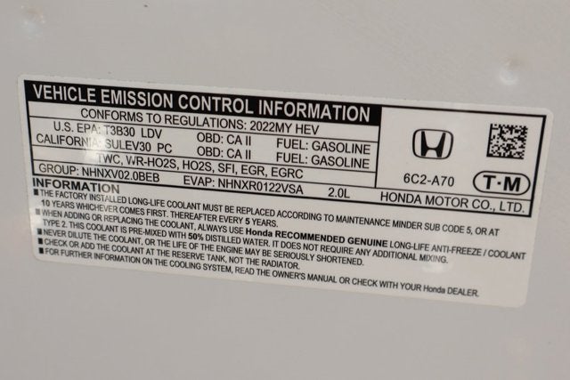 2022 Honda Accord Hybrid Sport