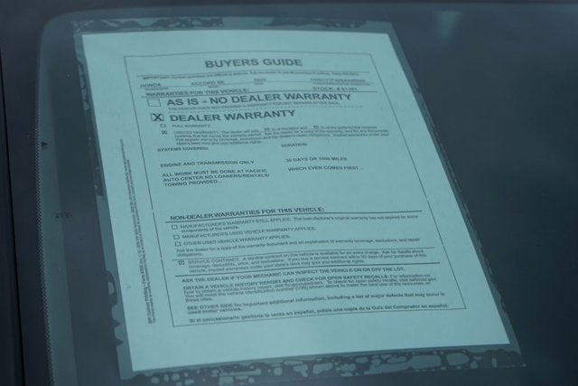 2025 Honda Accord SE