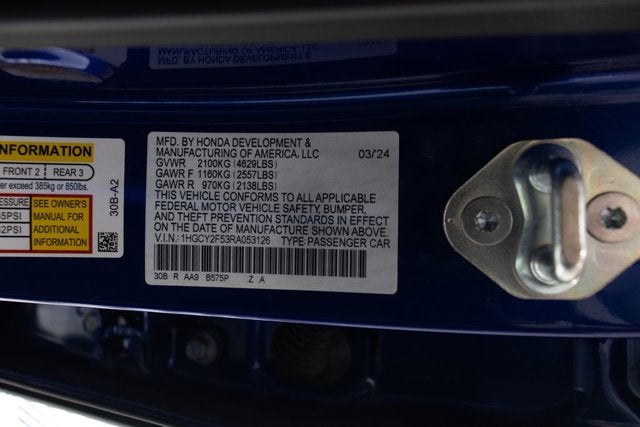 2024 Honda Accord Hybrid Sport