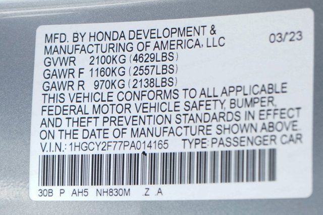 2023 Honda Accord Hybrid Sport-L