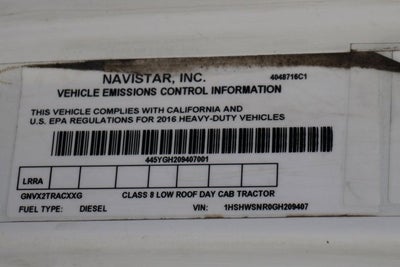 2016 International 8000 Series 8600