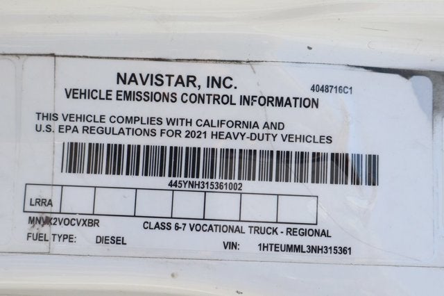2022 International MV607 Base