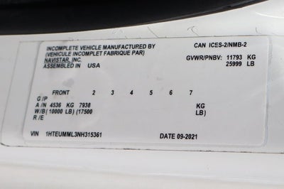 2022 International MV607 Base