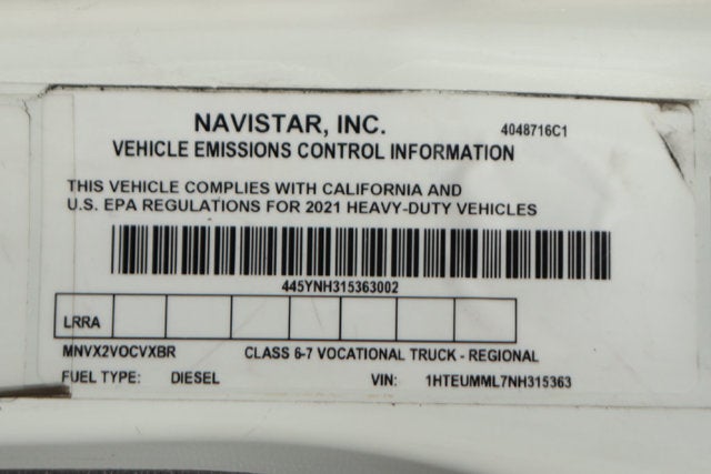 2022 International MV607 Base