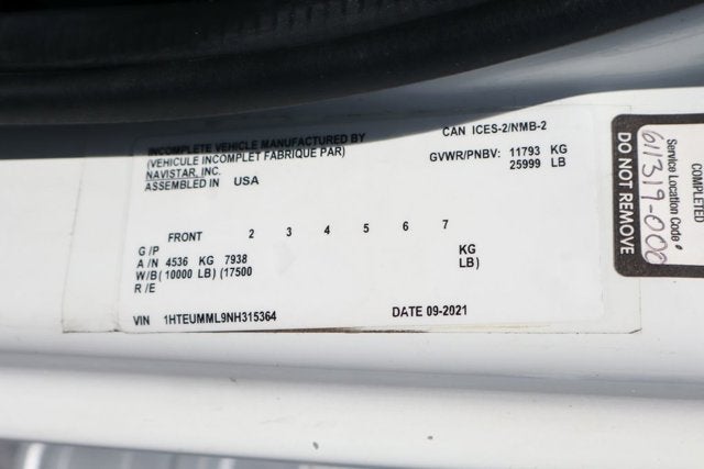 2022 International MV607 Base