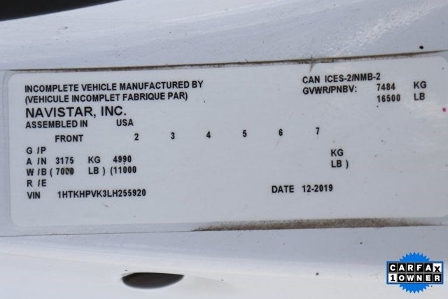 2020 Chevrolet Silverado 4500HD Work Truck