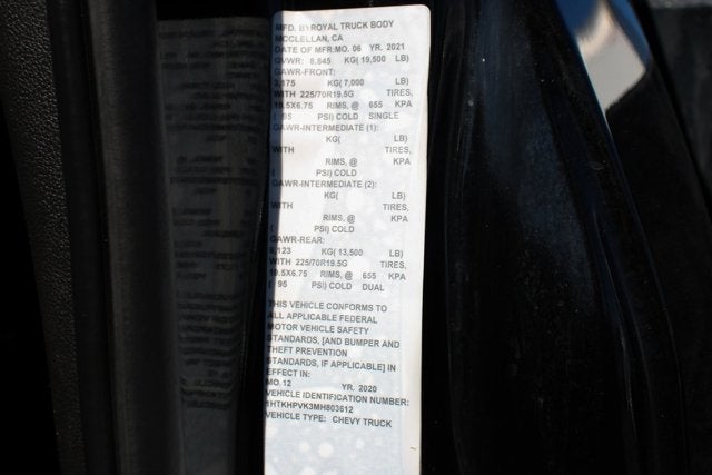 2021 Chevrolet Silverado 4500HD Work Truck