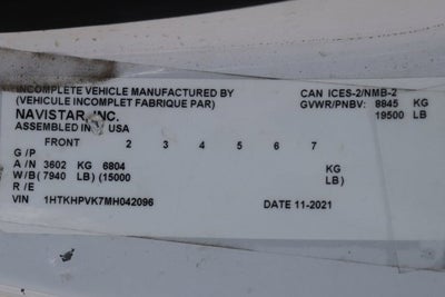 2021 Chevrolet Silverado 4500HD Work Truck