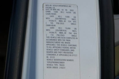 2021 Chevrolet Silverado 4500HD Work Truck