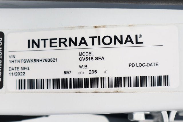 2022 International CV515 Base