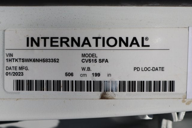 2022 International CV515 Base