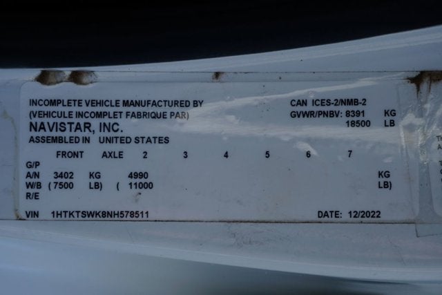 2022 International CV515 Base