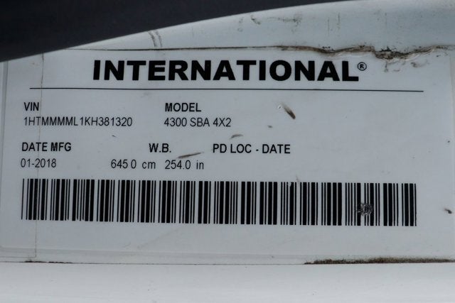 2019 International 4000 Series 4300