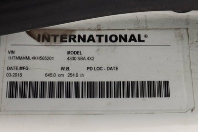 2019 International 4000 Series 4300