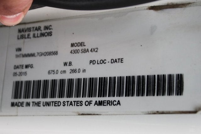 2016 International 4000 4300