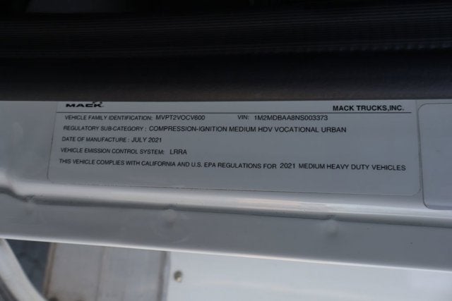 2022 Mack MD Base