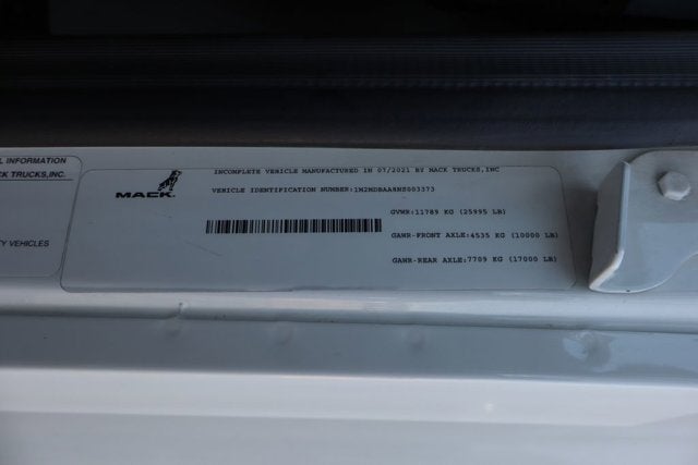 2022 Mack MD Base