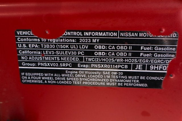 2023 Nissan Altima 2.5 SR