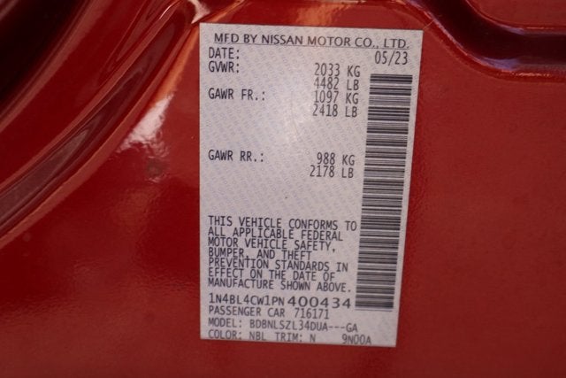 2023 Nissan Altima 2.5 SR