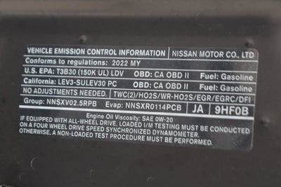 2022 Nissan Altima 2.5 SL