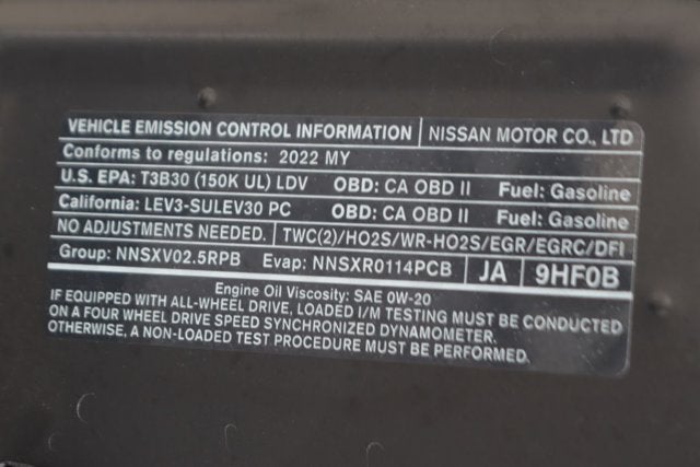 2022 Nissan Altima 2.5 SL